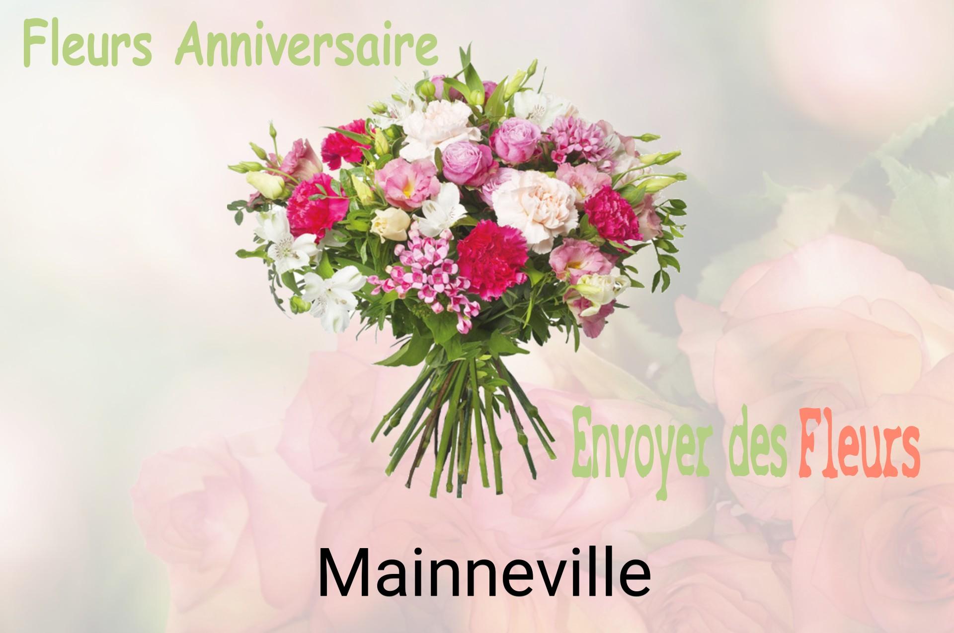 Bouquet de fleurs d’anniversaire livré à Mainneville