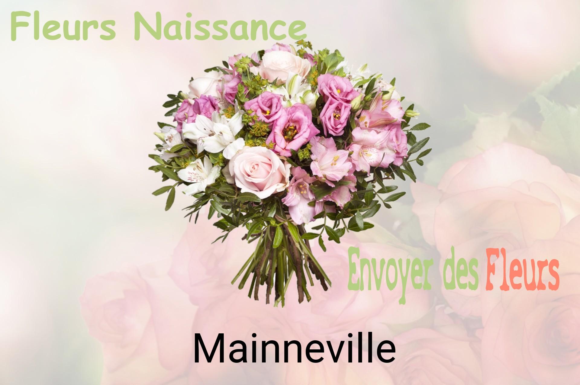 Bouquet de fleurs de naissance livré à Mainneville